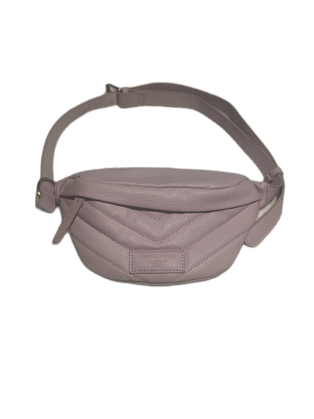 Kendall + Kylie Lilac Quilted Belt Bag | Aesthetic Vegan Leather Fanny Pack
